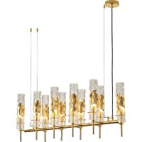 Люстра Crystal Lux Прозрачный Золото арт-PRIMAVERA SP10 GOLD — фото 2, Люстры