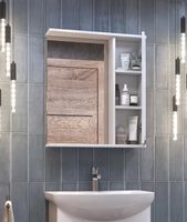 Товар: Зеркало со шкафом Vigo Callao 60 L Белое арт-z.CAL.60.L - фото 3 Зеркало со шкафом Vigo Callao 60 L Белое арт-z.CAL.60.L — фото 3, Зеркальные шкафы в ванную