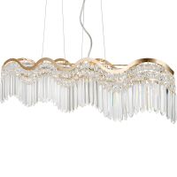 Люстра Maytoni Diamant Crystal Gracia Прозрачная Золото арт-DIA201PL-06G1 — фото 4, Люстры