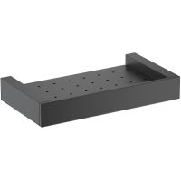 Металлическая полка Timo Petruma Черная матовая арт-15222/03 — фото 1, Полки для ванной и душа