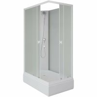 Душевая кабина Niagara Promo 110x80 без гидромассажа арт-P110/80/26Q/MT/BK — фото 2, Душевые кабины