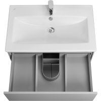 Тумба под раковину Aquaton Форест 75 Туманный серый арт-1A278301FR4D0 — фото 4, Тумбы под раковину