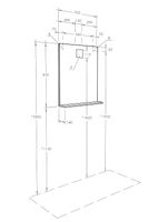 Зеркало Aquaton Терра 70 с подсветкой Дуб кантри арт-1A247002TEDY0 — фото 9, Зеркала в ванную комнату