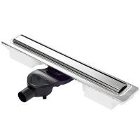 Душевой лоток Berges B1 Keramik 900 с решеткой Хром глянец арт-091120