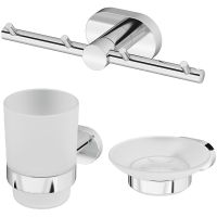 Набор аксессуаров для ванной AM.PM Sense L Хром арт-AK74B0403W — фото 1, Наборы аксессуаров для ванной комнаты