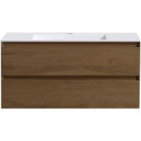 Тумба под раковину Vincea Luka 100 подвесная T.Oak арт-VMC-2L100TO — фото 1, Тумбы под раковину