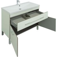 Товар: Тумба с раковиной Aquanet Верона 100 Белая арт-287662 - фото 2 Тумба с раковиной Aquanet Верона 100 Белая арт-287662 — фото 2, Тумбы с раковиной