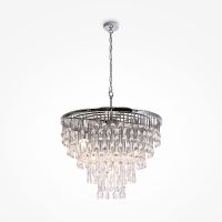 Люстра Maytoni Neoclassic Linn Прозрачная Хром арт-MOD091PL-09CH — фото 3, Люстры