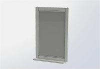 Зеркало Aquanet Бостон М 60 Белое арт-209675 — фото 4, Зеркала в ванную комнату