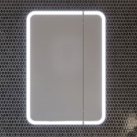 Товар: Зеркальный шкаф Opadiris Элеганс 70 с подсветкой Белый матовый арт-00-00006755 - фото 8 Зеркальный шкаф Opadiris Элеганс 70 с подсветкой Белый матовый арт-00-00006755 — фото 8, Зеркальные шкафы в ванную