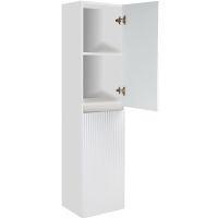 Шкаф пенал Runo Модена 35 подвесной Белый арт-00-00003974 — фото 2, Пеналы для ванной комнаты