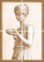 Керамическое панно Axima Эллада D 50х70 см арт-СК000031561 — фото 1, Керамическая плитка