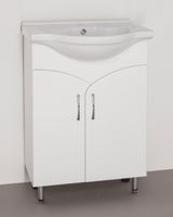 Тумба под раковину Style Line Эко Стандарт 15 Байкал 60 Белый глянец арт-ЛС-00000259 — фото 3, Тумбы под раковину