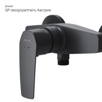 Смеситель для душа AM.PM Gem Черный арт-F90A20022 — фото 8, Смеситель для душа