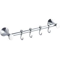 Вешалка для полотенец Frap F35 Хром арт-F3515-4 — фото 1, Крючки для полотенец