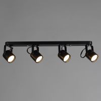 Потолочный светильник Artelamp Mizar Черный арт-A1311PL-4BK — фото 1, Споты