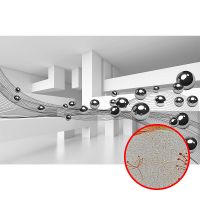 Фреска Ortograf 3D 21068 Фактура бархат золото FX-G Флизелин (4,2*2,7) Серый/Белый, Абстракция арт-21068 (бархат золото FX-G) — фото 1, Фрески