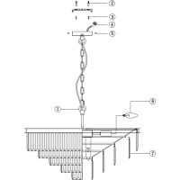 Люстра Maytoni Neoclassic Revero Прозрачная Золото арт-MOD085PL-12G — фото 6, Люстры