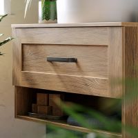 Товар: Тумба под раковину Aqwella Craft 80 подвесная Дуб балтийский арт-CRF0108DB - фото 3 Тумба под раковину Aqwella Craft 80 подвесная Дуб балтийский арт-CRF0108DB — фото 3, Тумбы под раковину