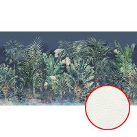 Фреска Ortograf Its Jungle 33668 Фактура флок FLK Флизелин (5*2,7) Синий/Зеленый, Деревья/Листья арт-33668 (флок FLK) — фото 1, Фрески