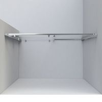 Душевая дверь Vincea Garda 110 профиль Хром стекло шиншилла арт-VDS-1G110CH — фото 3, Раздвижные душевые двери