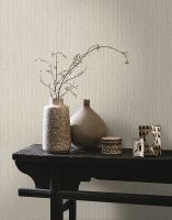 Обои Emiliana Parati Tesori dOriente Винил на флизелине (1,06*10,05) Бежевый/Серый, Линии/Рогожка арт-97246 — фото 3, Обои для стен