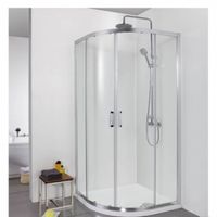 Душевой уголок Aquanet NAA2142 900х900 профиль Хром стекло Прозрачное арт-203799 — фото 1, Душевые уголки четверть круга