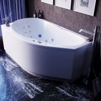 Акриловая ванна Aquatek Таурус 170х100 L без гидромассажа с фронтальной панелью с каркасом (разборный) со слив-переливом арт-TAR170-0000084 — фото 3, Акриловые ванны