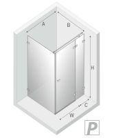 Товар: Душевой уголок New Trendy Avexa Black 100x70 R профиль Черный стекло прозрачное арт-EXK-1585 - фото 13 Душевой уголок New Trendy Avexa Black 100x70 R профиль Черный стекло прозрачное арт-EXK-1585 — фото 13, Прямоугольные душевые уголки