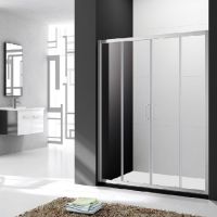 Душевая дверь в нишу Cezares Molveno BF-2 160 профиль Хром стекло прозрачное арт-MOLVENO-BF-2-160-C-Cr-IV — фото 1, Распашные душевые двери