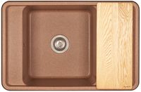 Кухонная мойка Aquaton Беллис 78 Терракот арт-1A725032BS270 — фото 3, Кухонные мойки