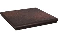 Ступень угловая Ceramika Paradyz Semir Rosa Kapinos Stopnica Narozna с капиносом структурная 33х33см арт-41047 — фото 1, Ступени и клинкер