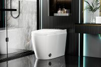 Унитаз биде Abber Bequem приставной с сиденьем Микролифт арт-AC1116S — фото 8, Умные унитазы