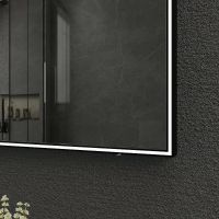 Зеркало Esbano 80 с подсветкой с подогревом и инфракрасным выключателем арт-ESMR3803RDB — фото 2, Зеркала в ванную комнату