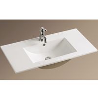 Раковина WeltWasser Deilbach 7506 90 Белый глянец арт-10000003903 — фото 1, Раковины встраиваемые сверху