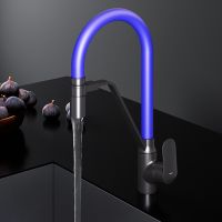 Смеситель для кухни AM.PM Like Черный матовый Синий арт-F8007827 — фото 8, Смесители для кухни