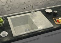 Кухонная мойка Bergg Z150 Бежевая арт-B150Q002 — фото 3, Кухонные мойки