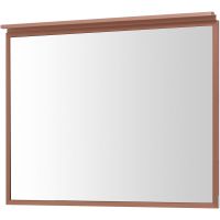 Зеркало Allen Brau Priority 100 с подсветкой Медь браш арт-1.31017.60 — фото 5, Зеркала в ванную комнату