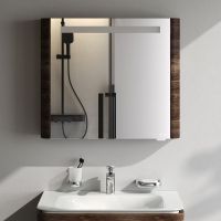 Зеркальный шкаф AM.PM Sensation 80 Орех арт-M30MCR0801NF — фото 2, Зеркальные шкафы в ванную