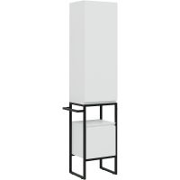 Шкаф пенал Allen Brau Priority 40 R Белый матовый арт-1.31005.WM — фото 2, Пеналы для ванной комнаты