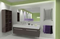 Водяной полотенцесушитель Ника Bamboo ЛБ 8 100x50 Хром арт-ЛБ 8 100/50 — фото 2, Водяные полотенцесушители