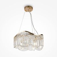 Люстра Maytoni Diamant Crystal Gracia Прозрачная Золото арт-DIA201PL-06G — фото 6, Люстры