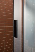 Душевая дверь Aquanet Pleasure AE60-N-150H200U-BT 150 профиль Черный матовый стекло прозрачное арт-273599 — фото 5, Раздвижные душевые двери