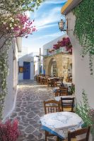 Фреска Ortograf Городской пейзаж 5021 Фактура бархат FX Флизелин (2*3) Разноцветный, Город/Цветы арт-5021 (бархат FX) — фото 2, Фрески