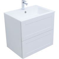 Тумба под раковину Aquanet Терра 70 подвесная Белая матовая арт-313233 — фото 2, Тумбы под раковину