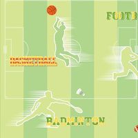 Обои детские Andrea Rossi Kids Land Винил на флизелине (1,06*10,05) Зеленый, Футболисты арт-54277-1 — фото 1, Обои для стен