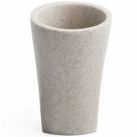 Стакан для зубных щеток WasserKRAFT Ohre Бежевый матовый арт-K-37728 — фото 2, Стаканы для зубных щеток