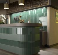 Керамическая плитка Equipe Costa Nova Laurel Green Matt настенная 5х20 см арт-28455 — фото 3, Керамическая плитка