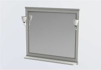 Зеркало Aquanet Валенса 110 Белое арт-180291 — фото 4, Зеркала в ванную комнату