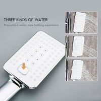 Душевая система Frap H58 Белая Хром арт-F2458 — фото 6, Душевые стойки